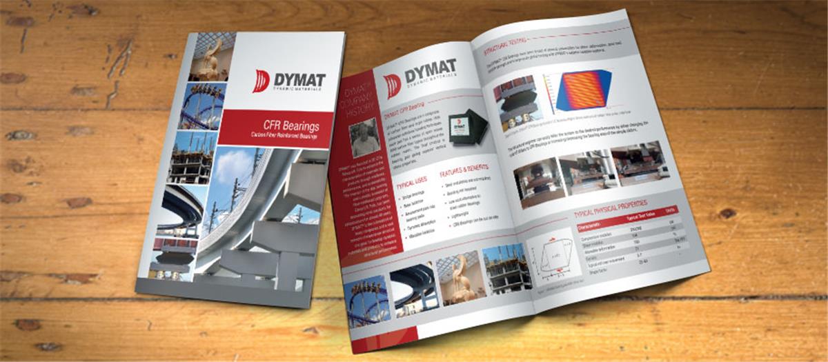 Design & Printing Brochures for DYMAT, a US based company...