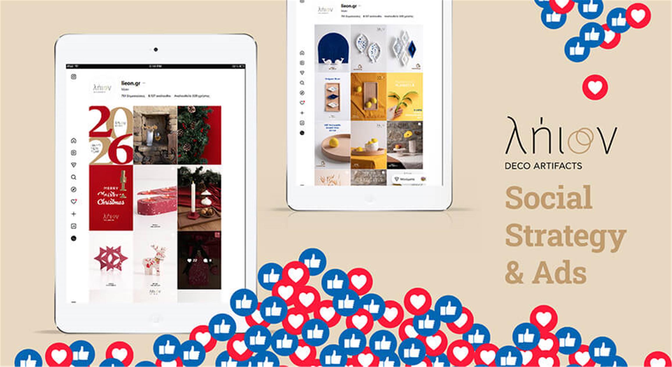 lieon - SOCIAL MEDIA STRATEGY, CONTENT & ADVERTISING